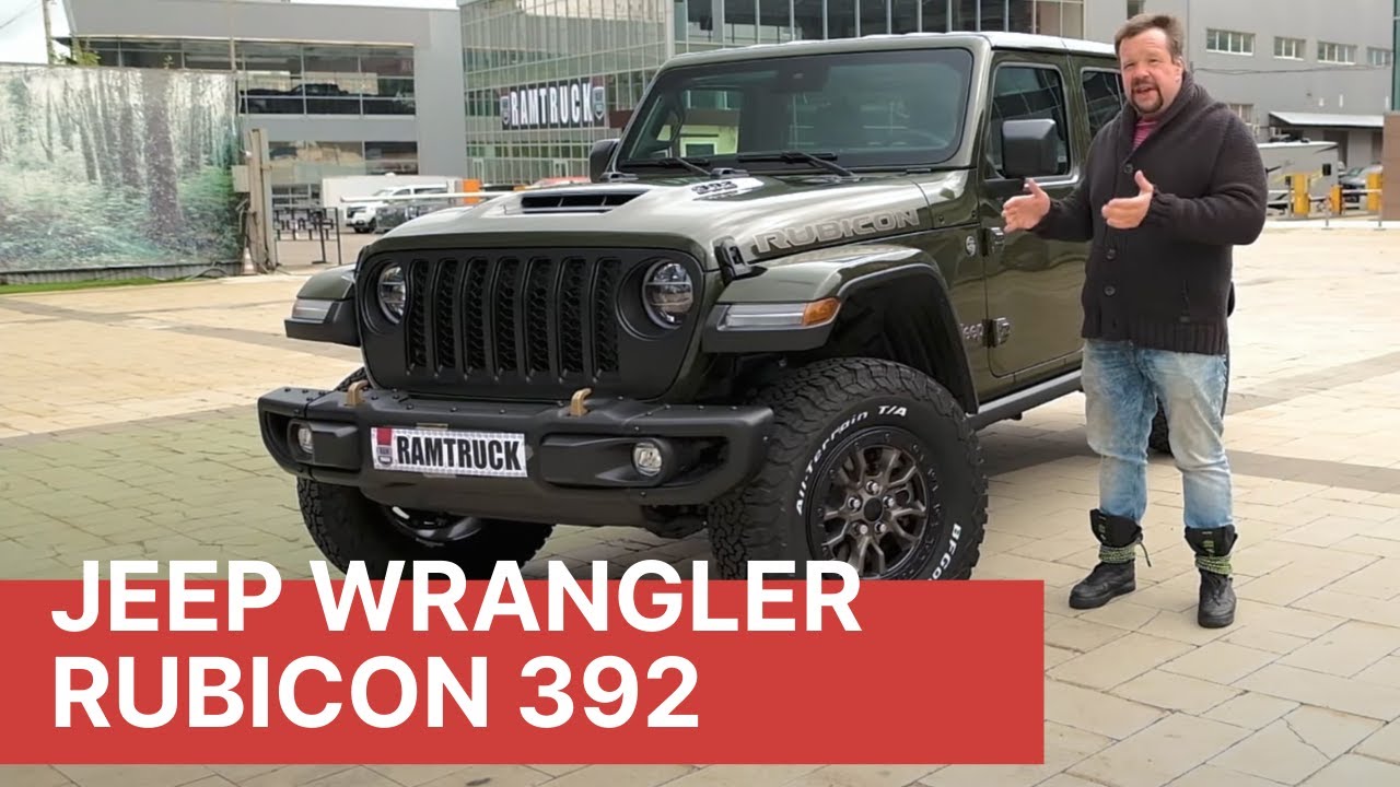 НОВЫЙ Wrangler Rubicon 392. Двигатель 6.4 литра! Обзор Jeep Wrangler Rubicon 2021 года.
