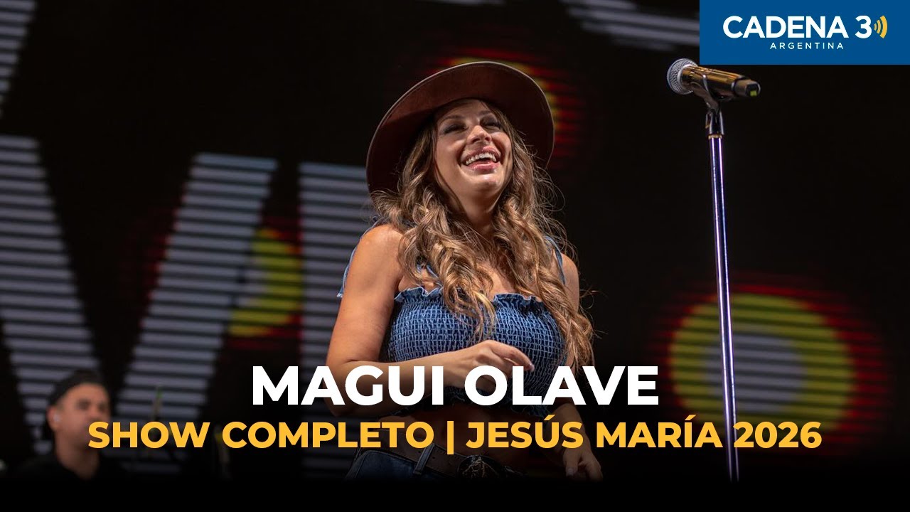 Magui Olave hizo explotar Jesús María con un show a puro cuarteto | Cadena 3 Argentina