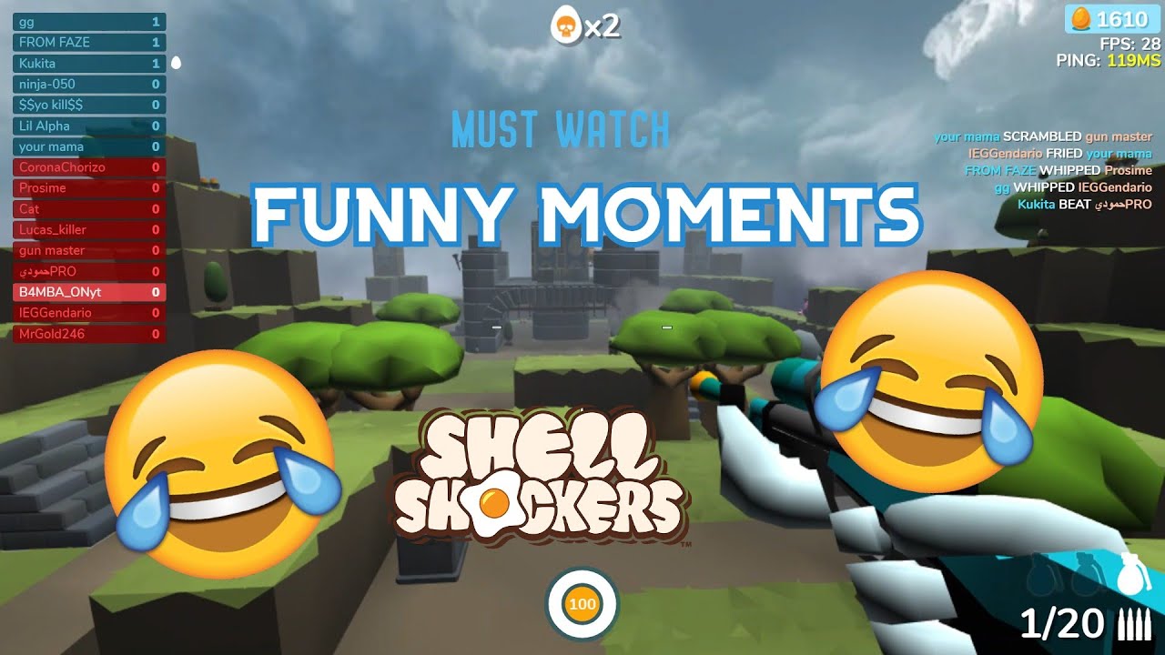Shell Shockers FUNNY MOMENTS (MUST WATCH)