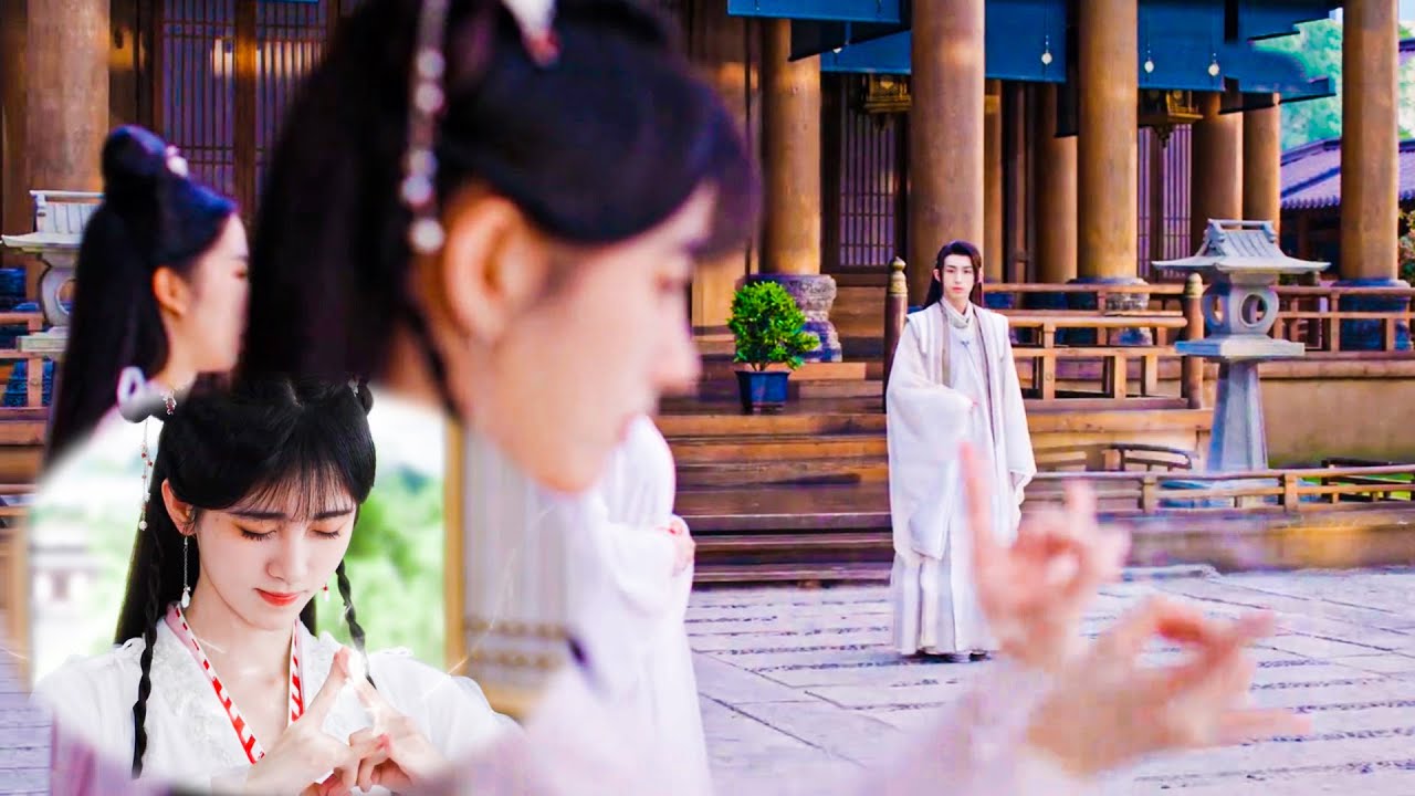 施法時的灰姑娘，美得讓霸道仙尊心跳停滯，情劫悄然而至！#花戎 #鞠婧祎 💖#郭俊辰