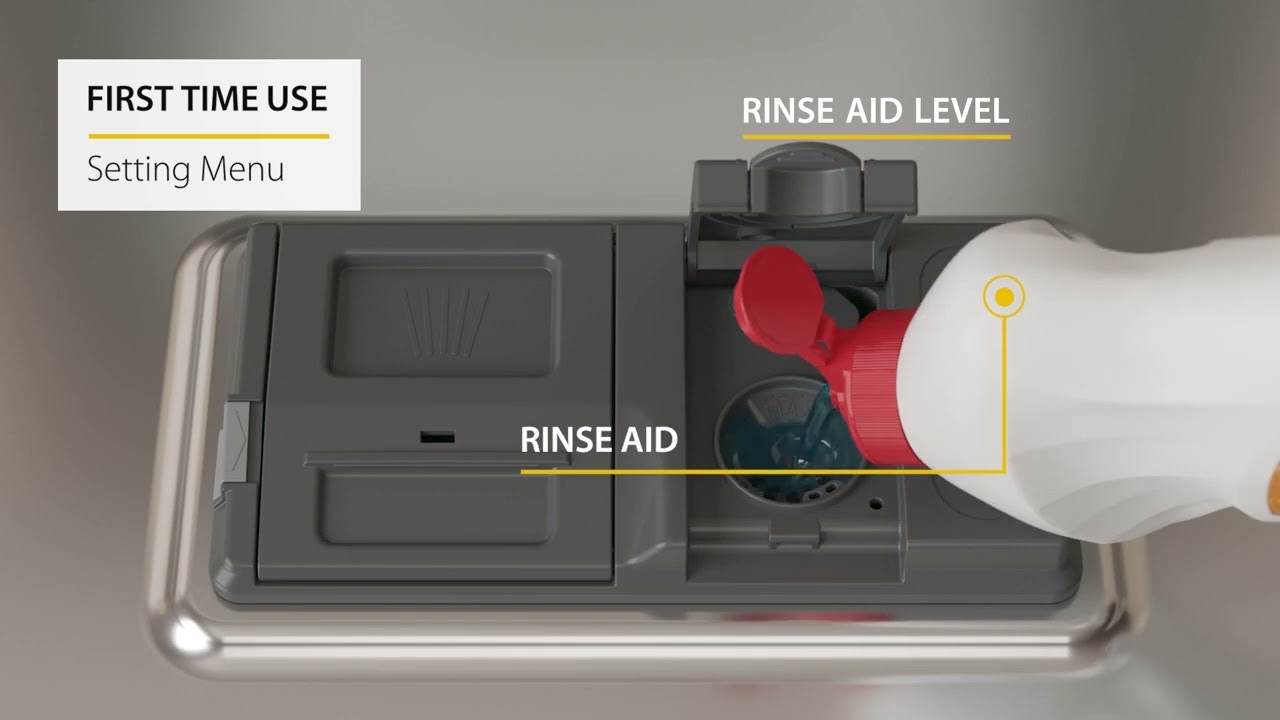 How to first use the Whirlpool MaxiSpace Dishwasher