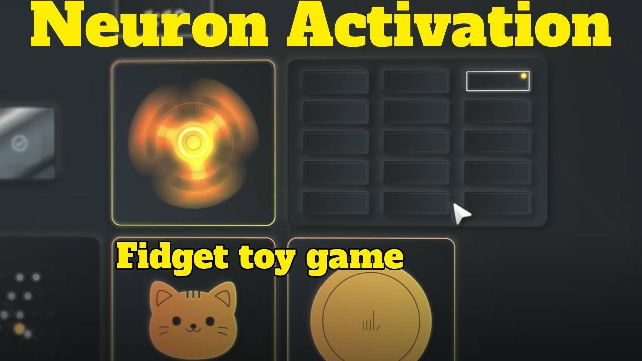 Like fidget spinners then check this out -  Nuron Activation demo