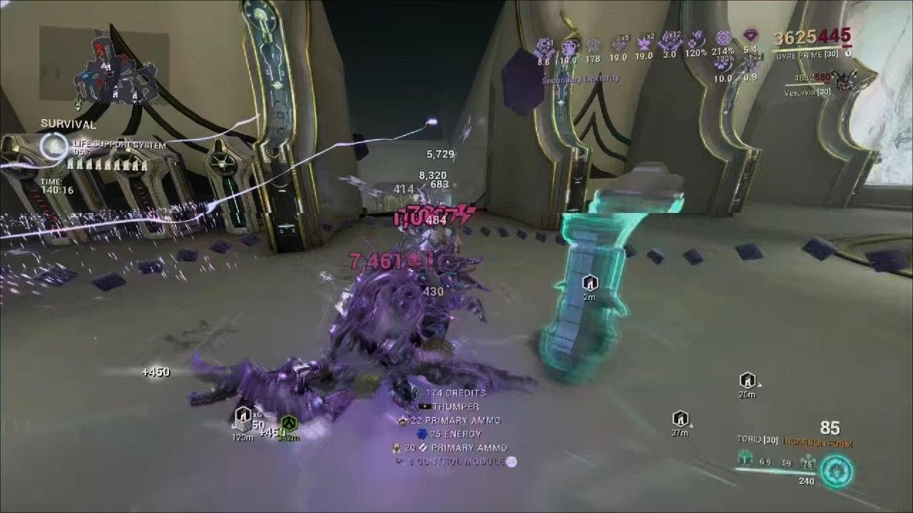 Gyre Prime Build 414%-464% Strength the Electrical Goddess