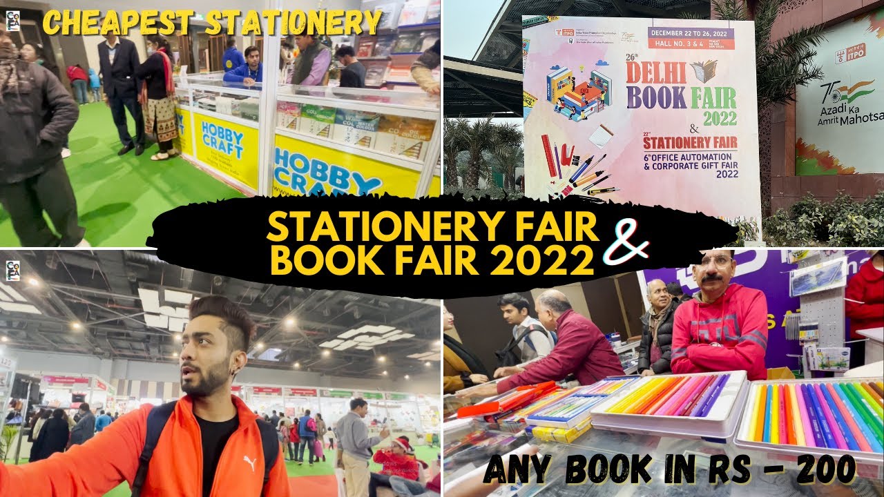 CHEAPEST Stationery in INDIA - ANY BOOK IN Rs - 200 😱 BOOK FAIR & STATIONERY FAIR 2022 COFA
