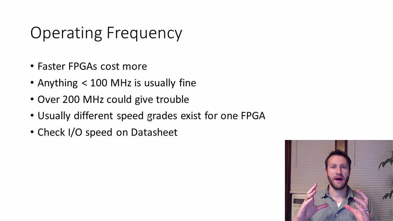 How to Choose an FPGA for your design
