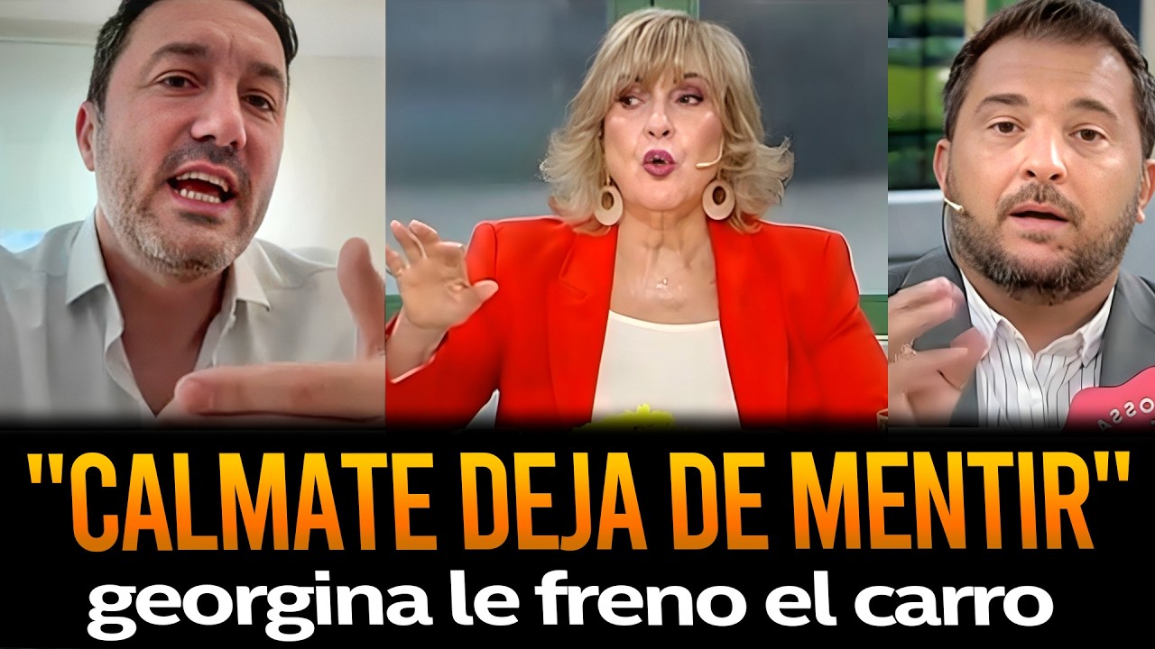 GEORGINA le freno el carro a LUIS PETRI y no supo que responder