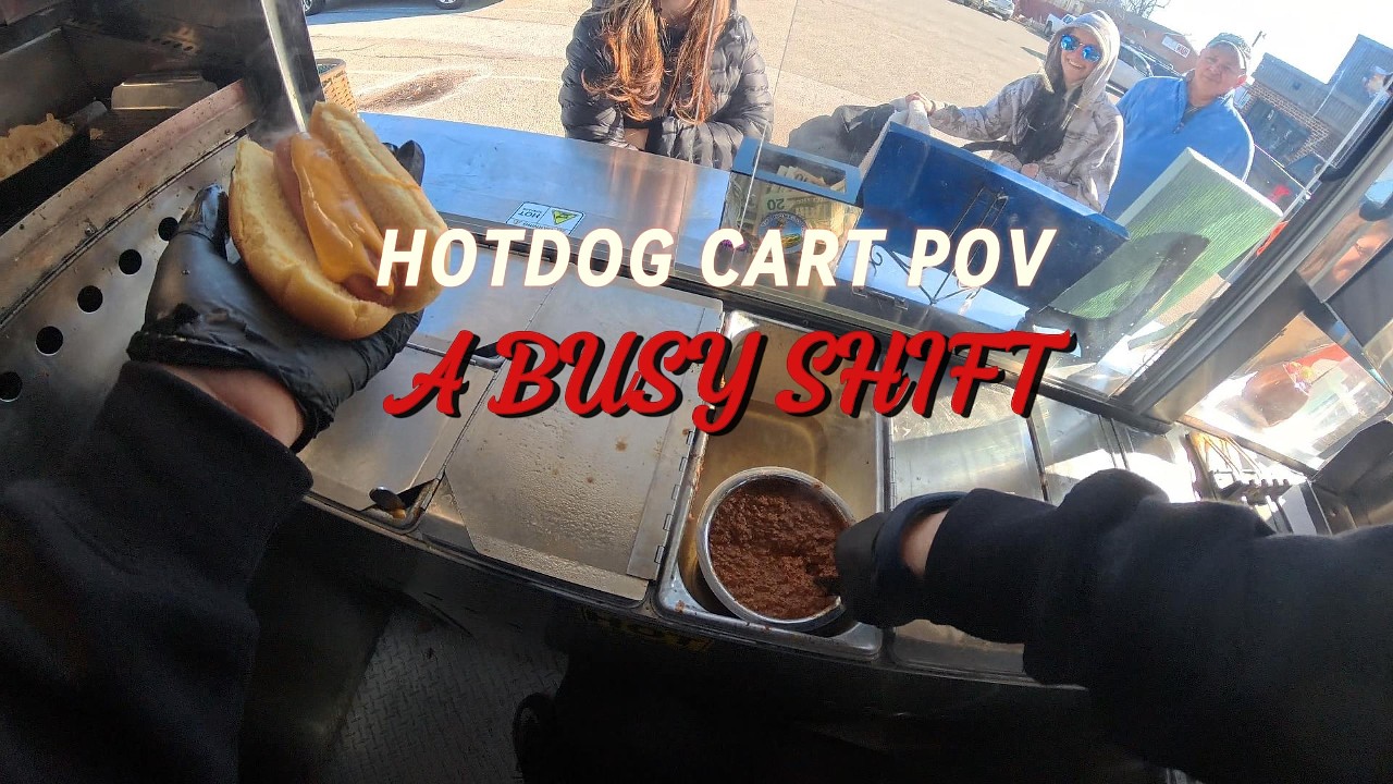 HotDog Cart POV : SLINGING CHILI DOGS! 