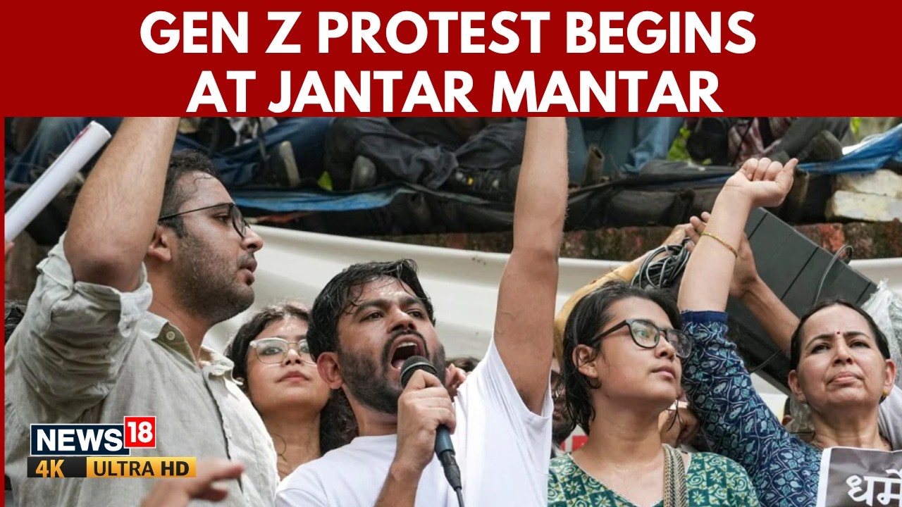 CJP Protest In Delhi: Abhijeet Dipke Leads Jantar Mantar Protest Over Education Issues | N18V | 4K