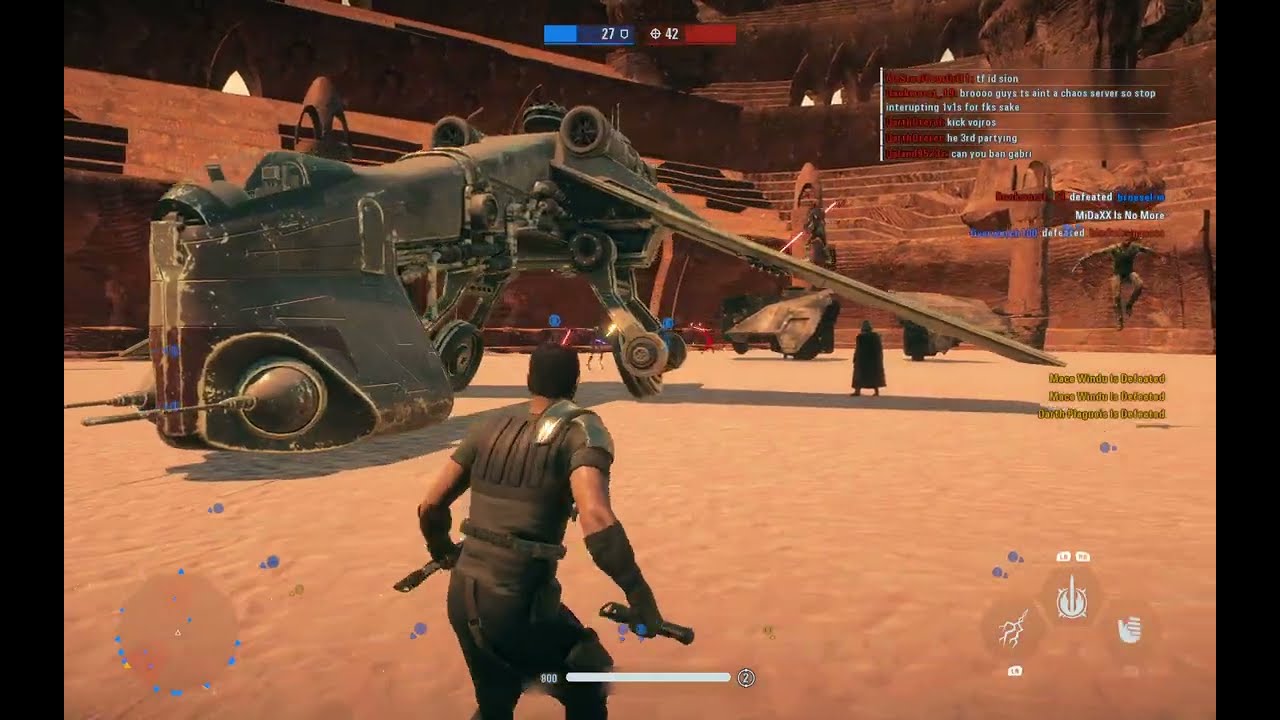 STAR WARS Battlefront 2 - Kyber V2 - Gameplay sur des serveurs Duel de Sabres 2 - PC FR