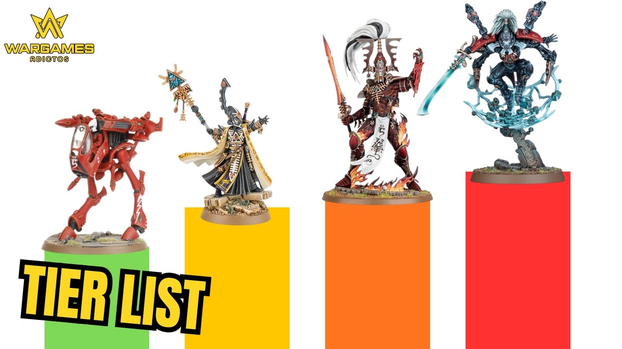 Estas son las MEJORES UNIDADES del Codex AELDARI. Warhammer 40K