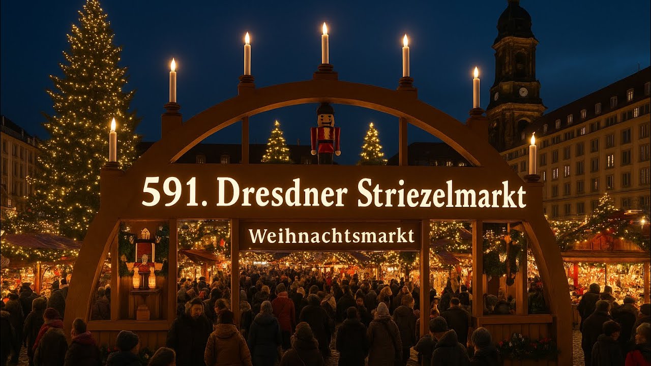Dresden Striezelmarkt 🎄 | Christmas Market in Dresden 🇩🇪