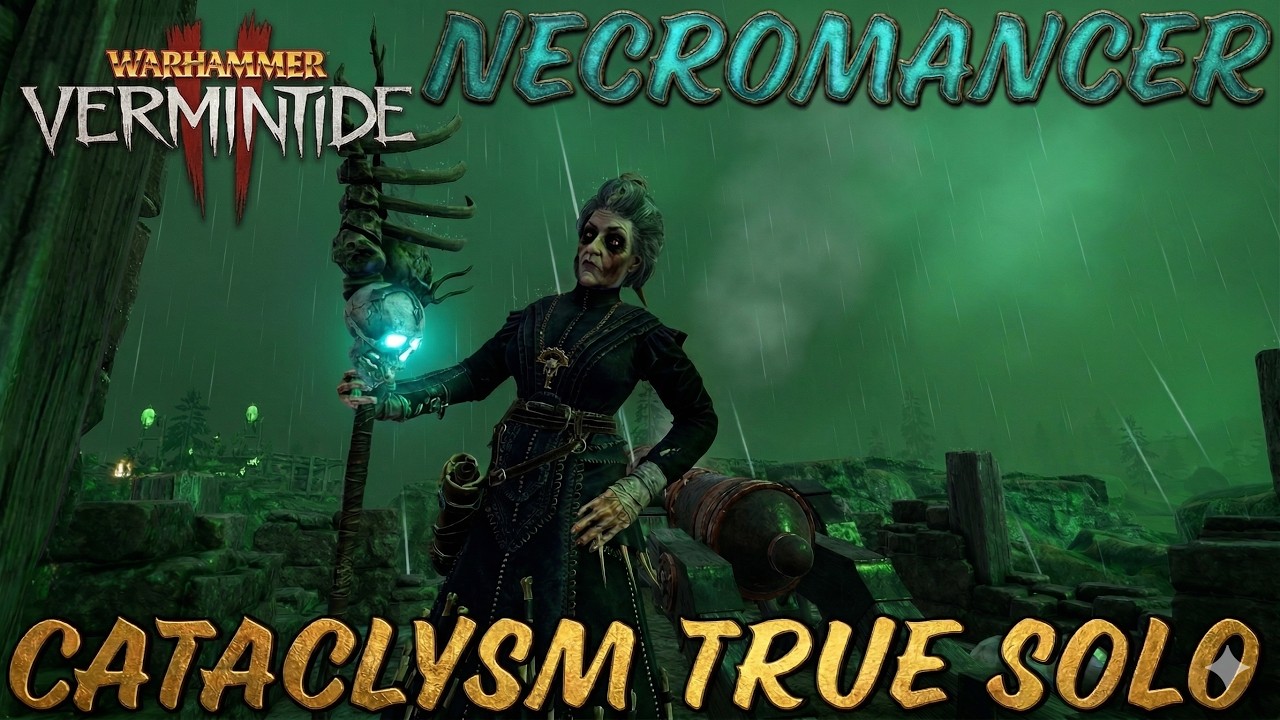 Necromancer - Cataclysm True solo - Flaming Flail/Soulstealer - Fort Brachsenbrucke - Vermintide 2