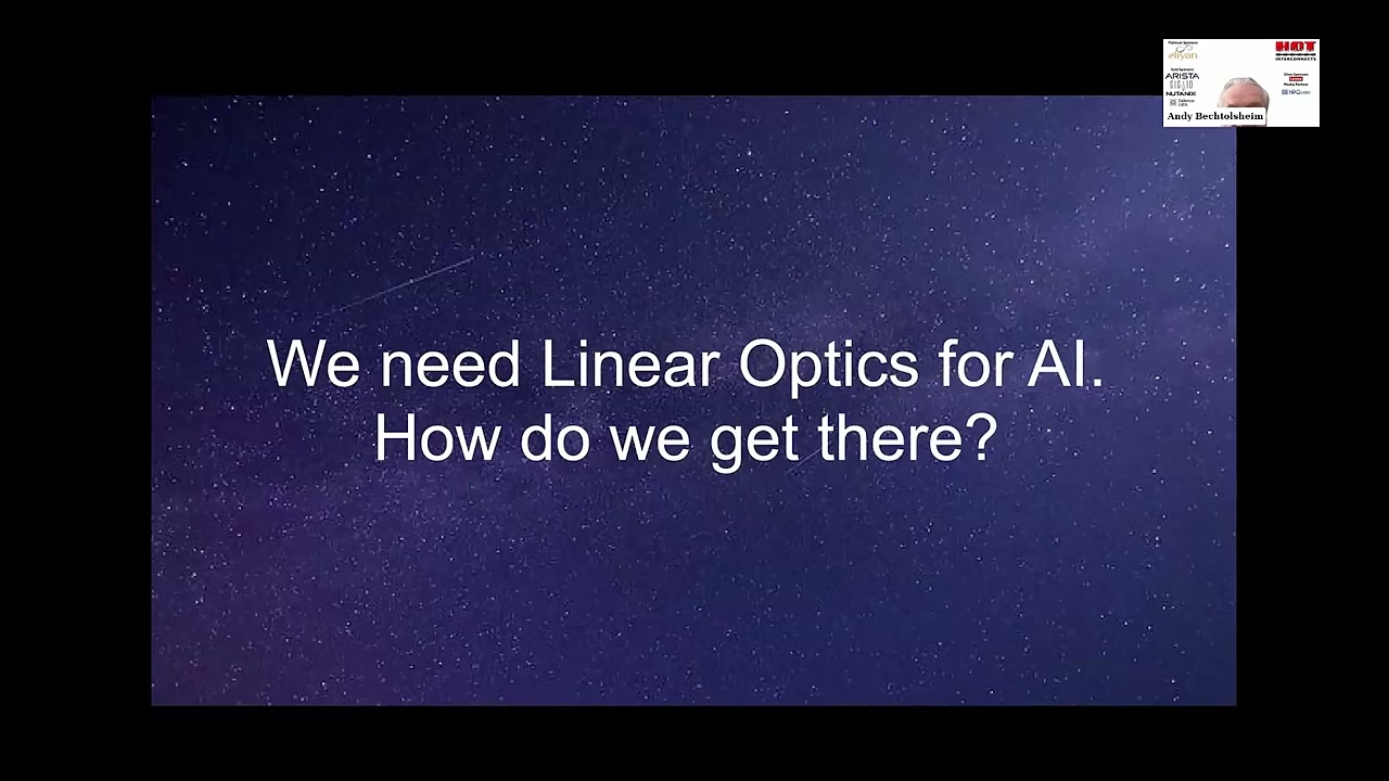 Day 2 11:30:  Invited Talk: Can Interconnects Keep up with AI? YES.