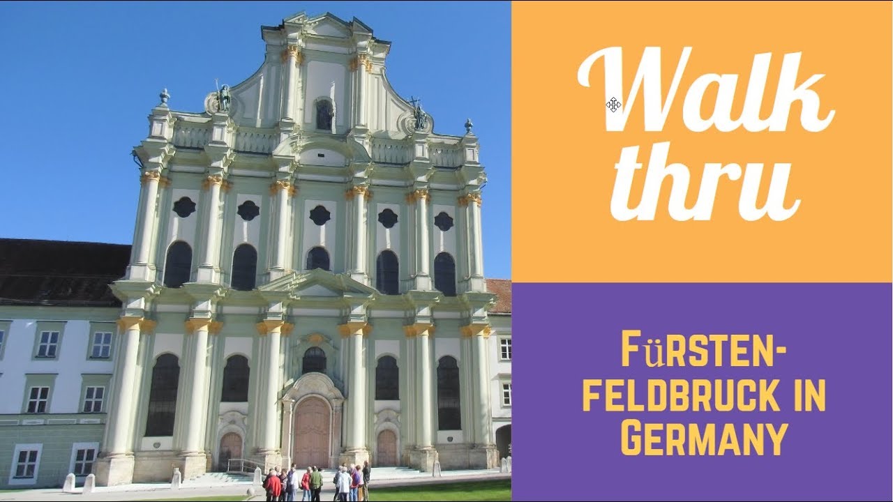 Walking through: Fürstenfeldbruck in Bayern in GERMANY