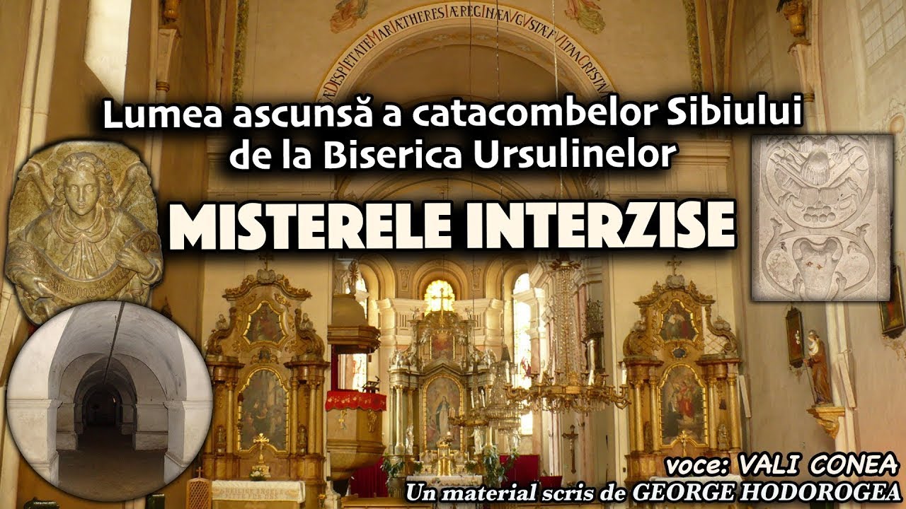 Lumea ascunsă a catacombelor Sibiului de la Biserica Ursulinelor * Misterele interzise