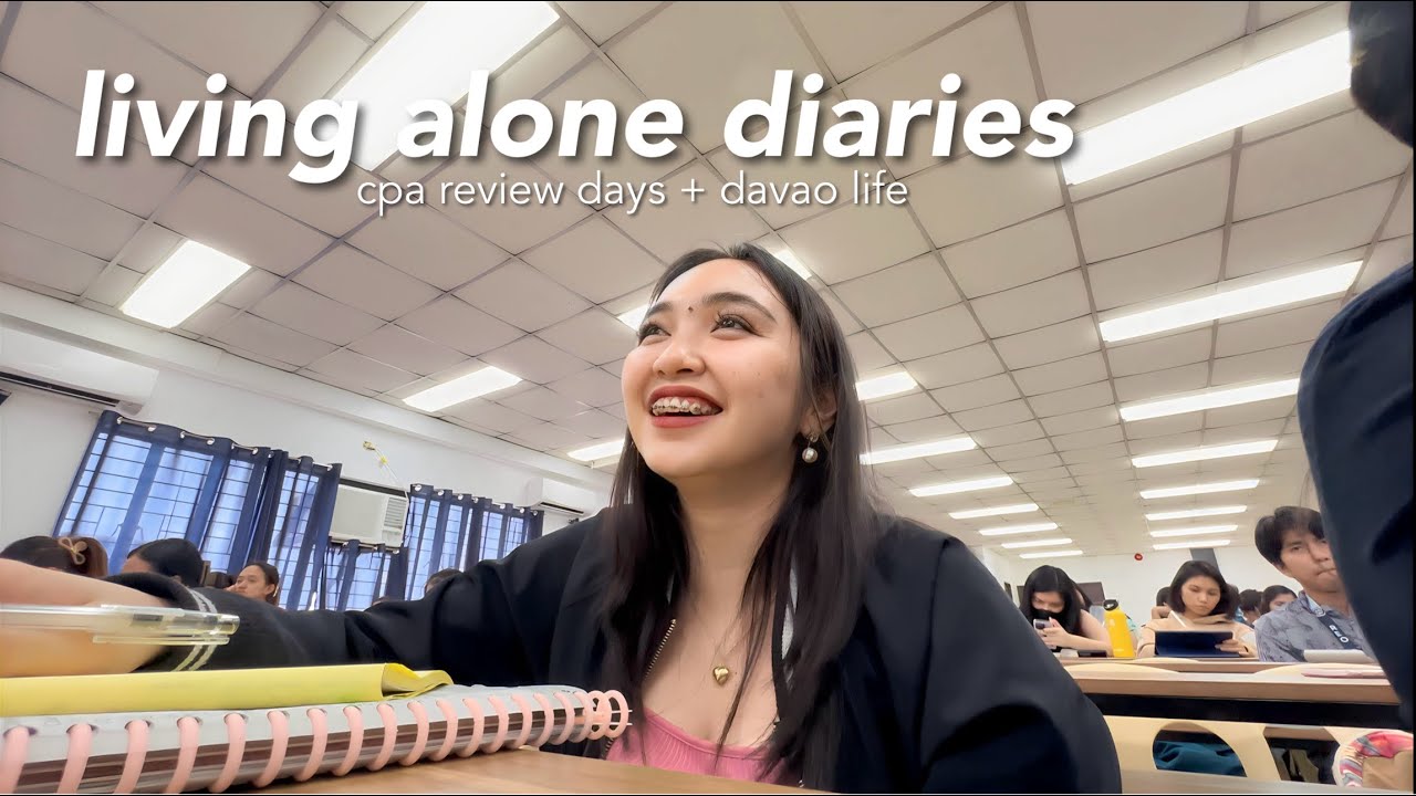LIVING ALONE • start of my face to face CPA review classes, independent living in Davao, REO Davao📚