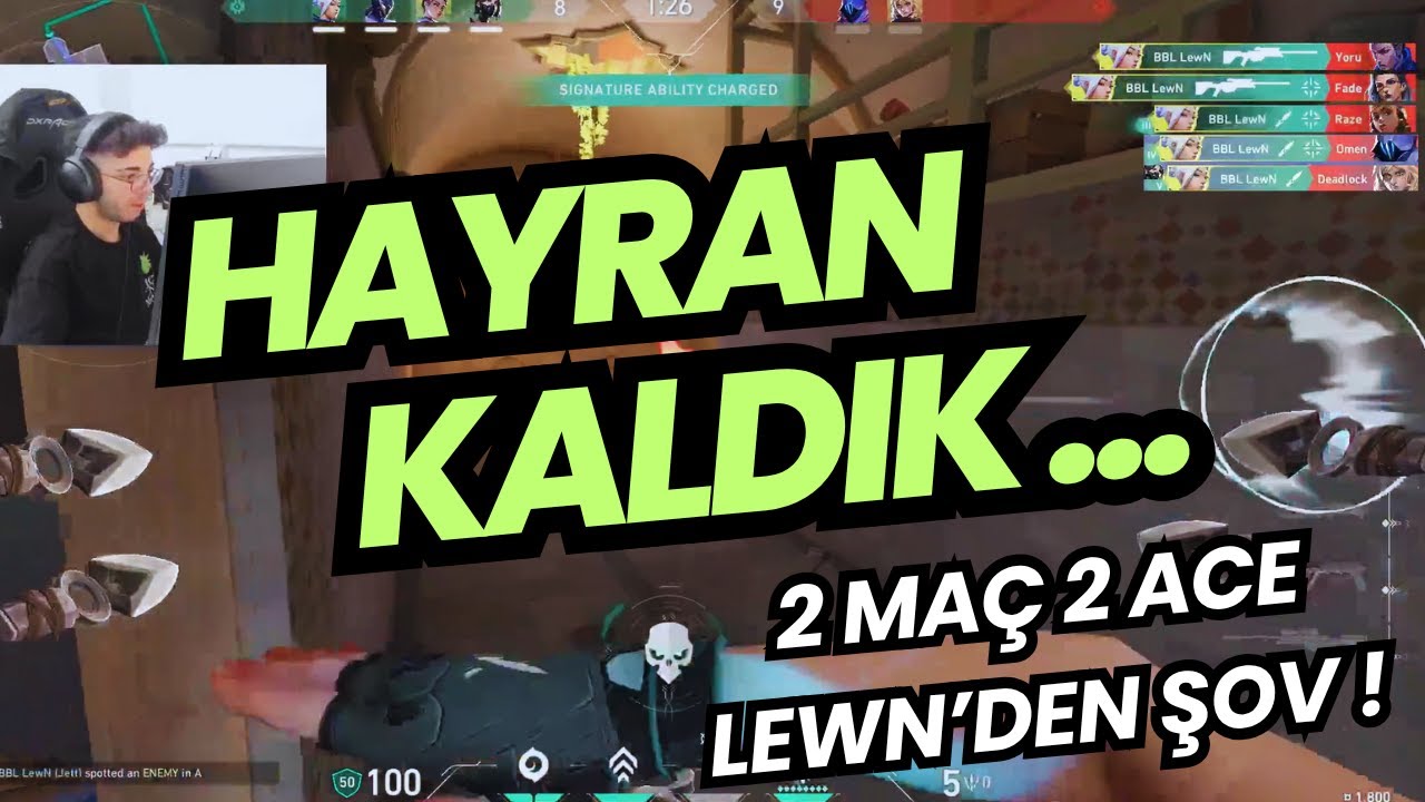HER MA&Ccedil; ACE ATAN BBL LEWN RESİTALİ ! | TOP 20'Yİ SMURFLEYEN LEWN JETT | VALORANT RADIANT RANKED