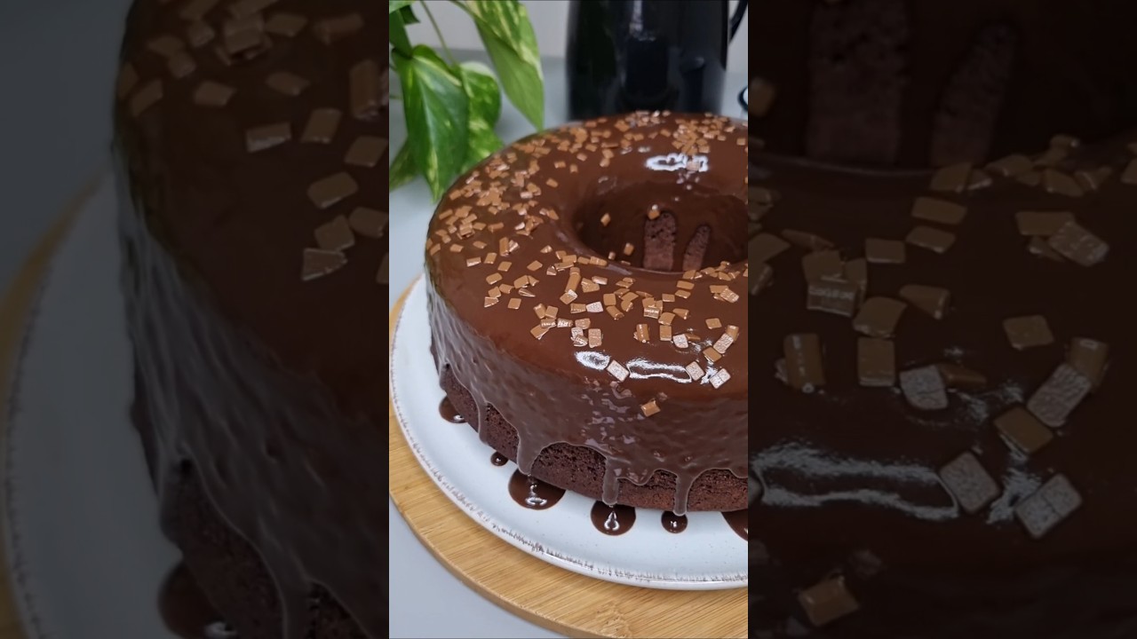 Bolo Chocolate com Caf&eacute;  #receitas