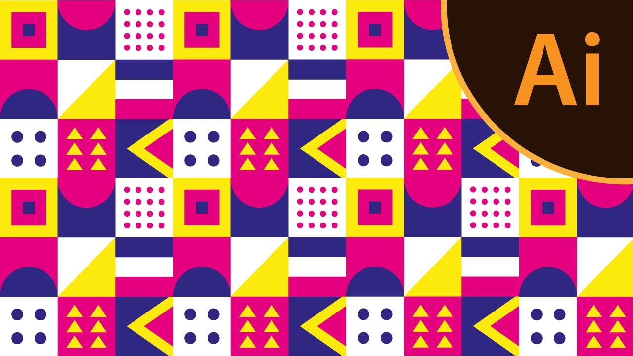 How to create geometric pattern by align panel in Adobe Illustrator