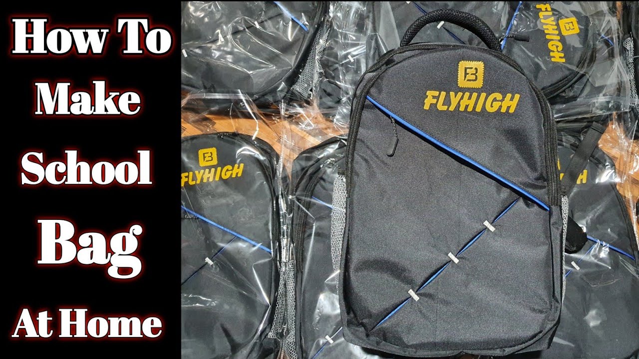 School Bag Making At Home | School Bag Banana Sikhe | School Bag Banane Ka Tarika