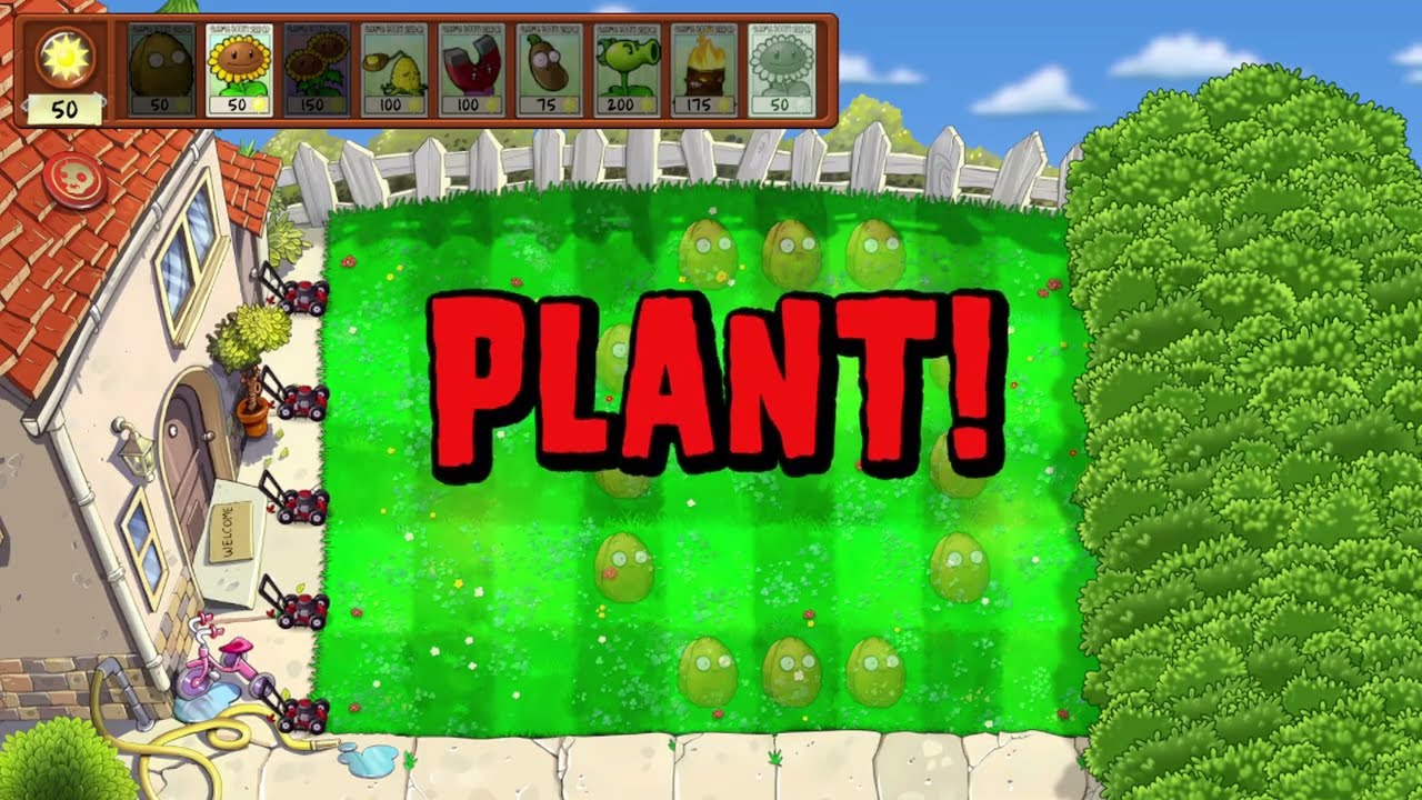 Plants Vs Zombies Replanted | Bonus Levels: Art Challenge Wall nut