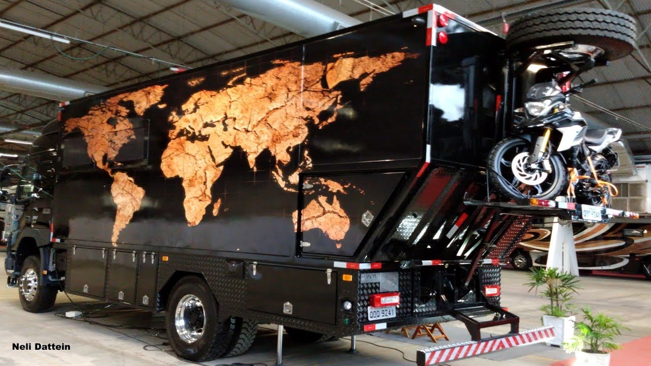 LANÇAMENTO MOTORHOME MVM, MONTADO EM CAMINHÃO VOLVO FMX 380 4x4, EXPO MOTORHOME SHOW, 2018.