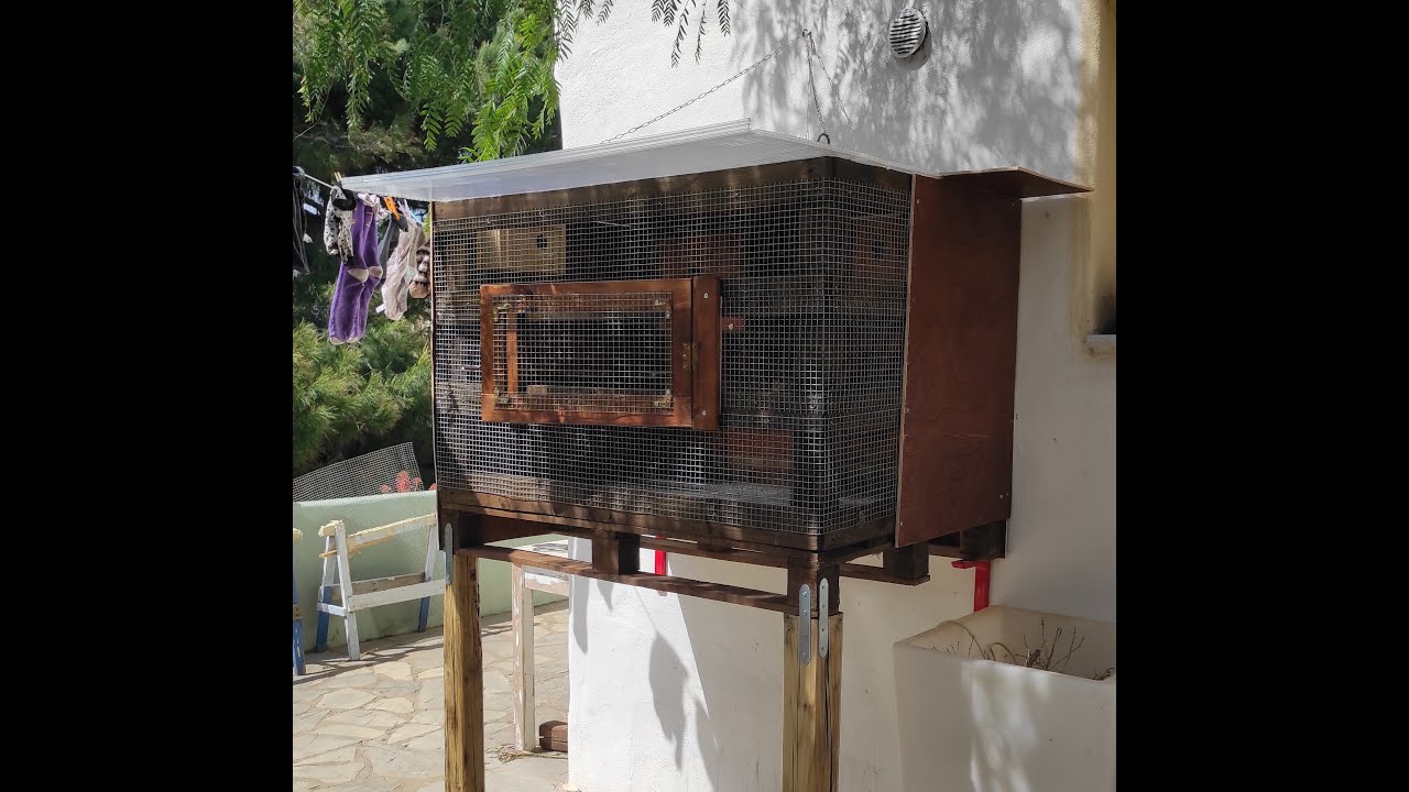Κατασκευή μεγαλύτερου κλουβιού για τα Lovebirds