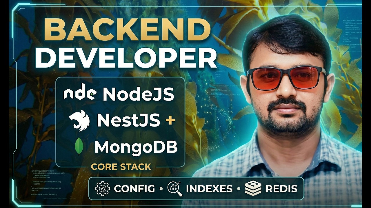 Build a High-Performance Backend: Node.js + NestJS  + MongoDB + Redis + Indexes | #hindi