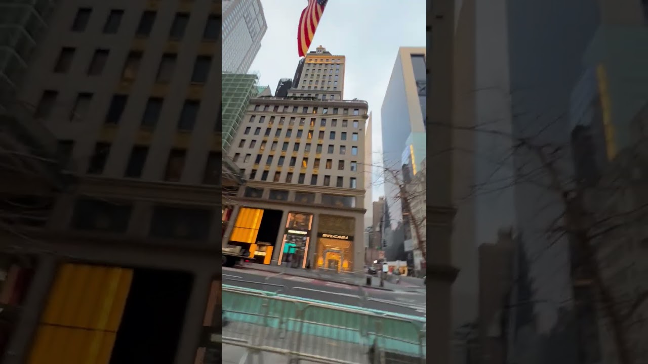 New York fifth avenue ,21 feb 2026 7.00 am