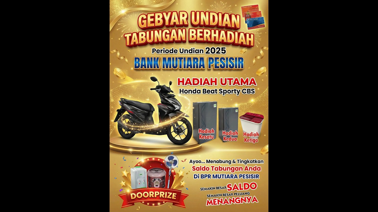 GEBYAR UNDIAN PT. BPR MUTIARA PESISIR TAHUN 2025