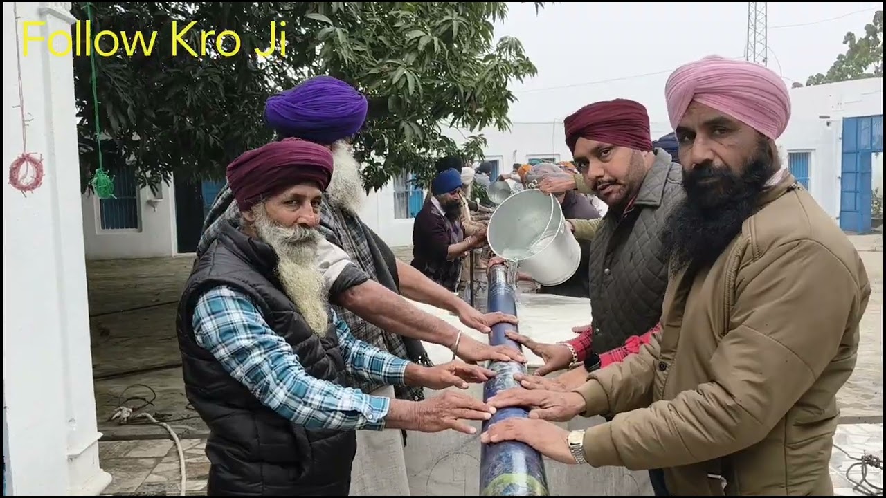 ਦਰਸ਼ਨ ਗੁਰਦੁਆਰਾ ਸਾਹਿਬ ਬਿੰਦਰੱਖ ਤੋਂ ਸੇਵਾ ਸ੍ਰੀ ਨਿਸ਼ਾਨ ਸਾਹਿਬ ਜੀ ਦੀ ਸਲਾਨਾ ਸੇਵਾ @TRUSTINGOD-16 