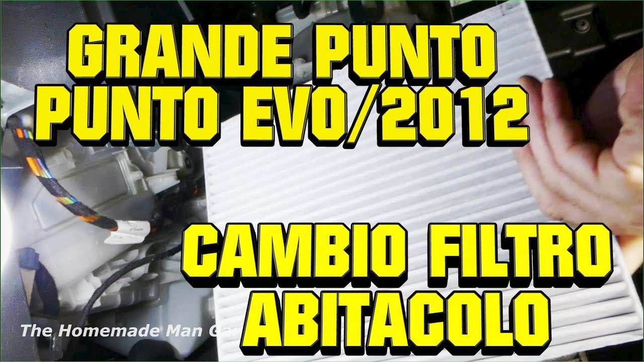Cambiare Filtro Abitacolo Fiat Grande Punto / Punto Evo / 2012 Tutorial