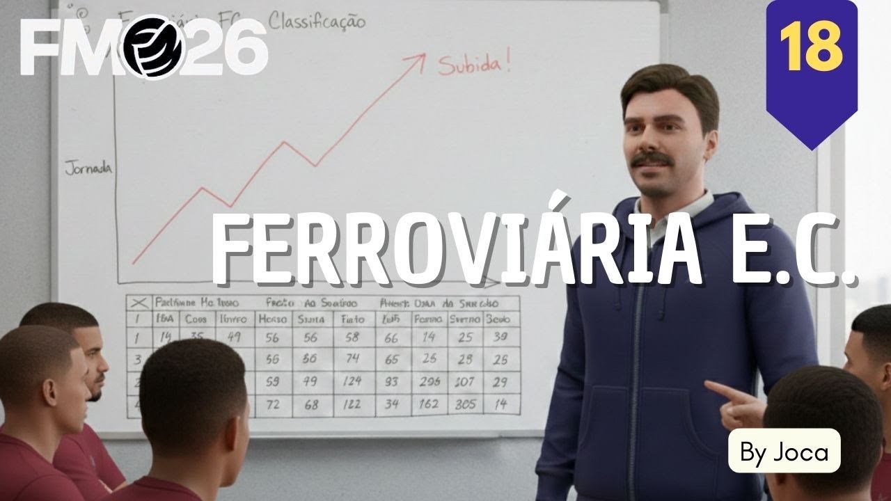 FOOTBALL MANAGER 2026 - A reação da Locomotiva?