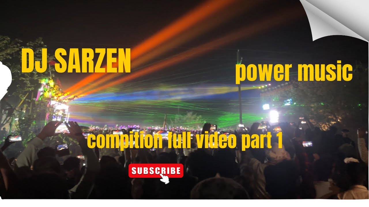 Dj Sarzen vs power music compition video part 1 #bhadrak moto mela 2026
