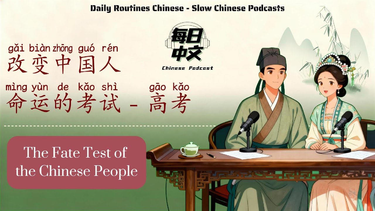 HSK3 | 慢速中文：高考 - 改变中国人的考试  | Slow Chinese: Gaokao - An Examination That Changed the Chinese People