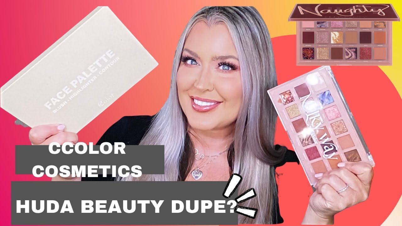NEW CCOLOR COSMETICS MILKY WAY & FACE PALETTE | TRY ON | HOTMESS MOMMA MD