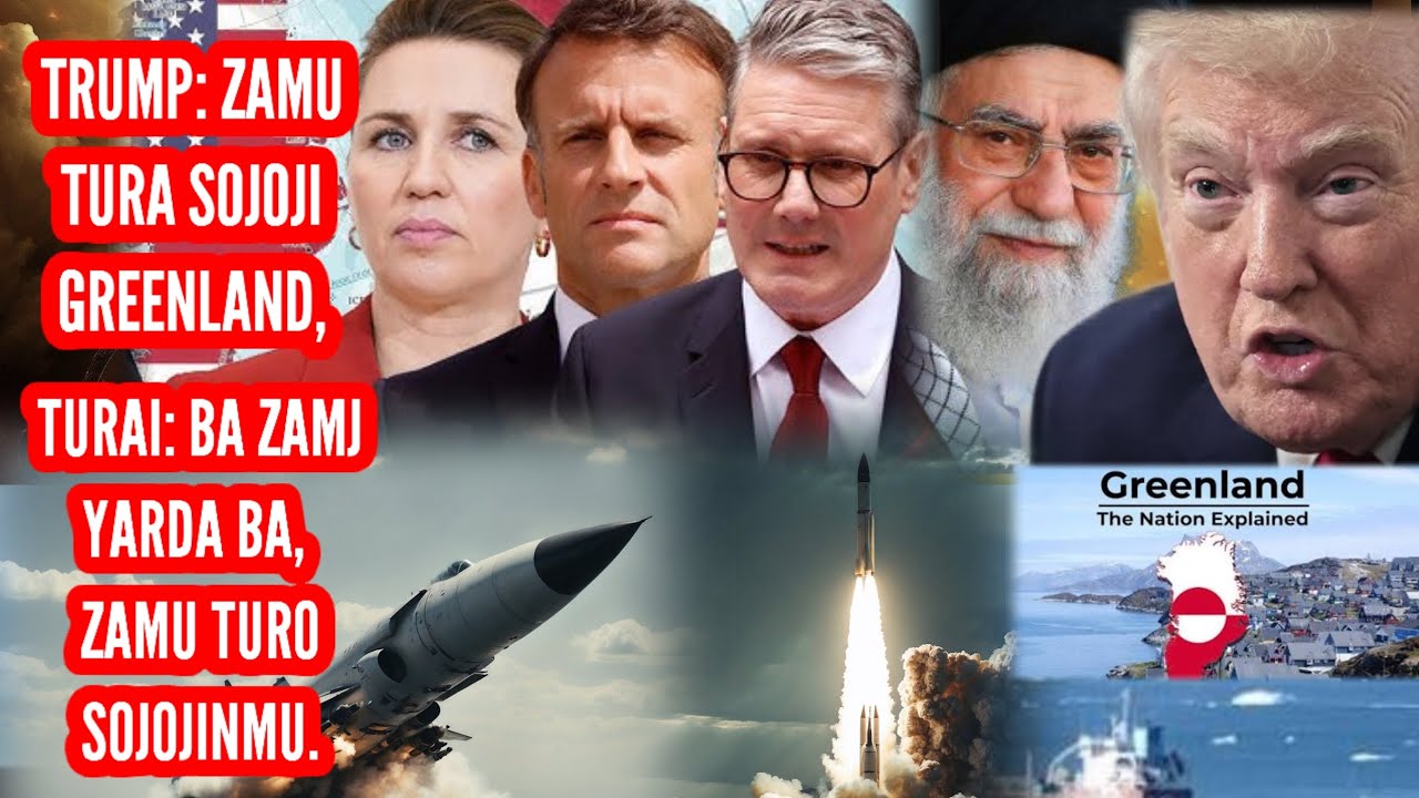 Yaki, Amurka zata tura sojoji greenland,  kasashen turai na NATO  zasu tura sojinsu  kare greenland