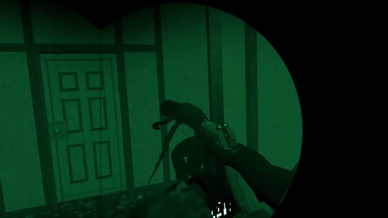 Tactical Assault VR, Solo room clearing, night time, Hostage rescue.