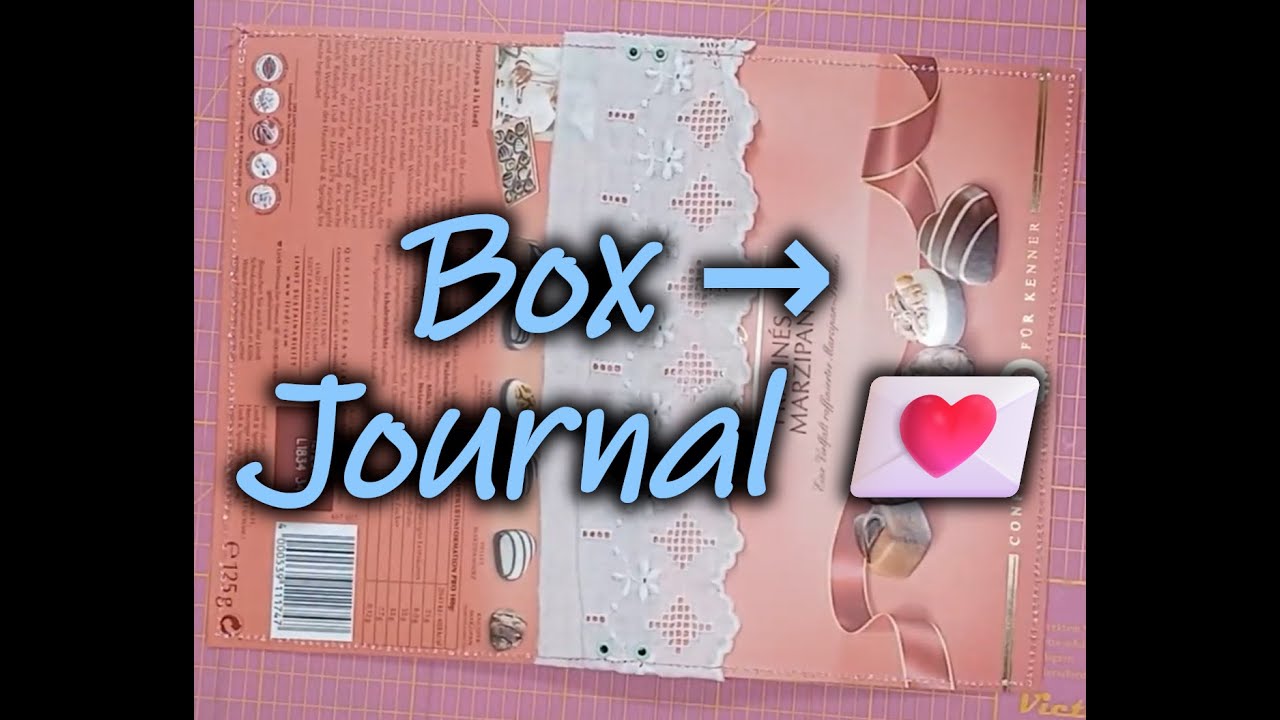 Upcycled Penpal Journal Cover | Chocolate Box to Junk Journal DIY | MelPinkJournals