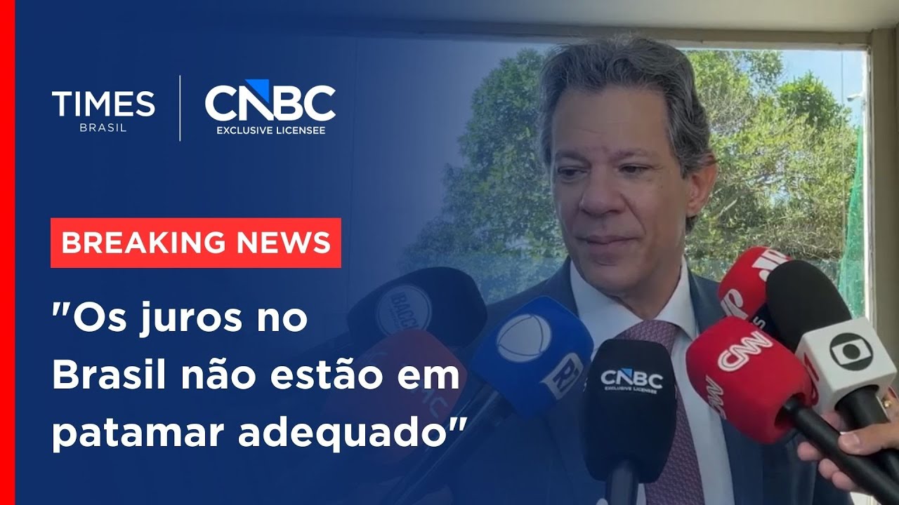 Haddad diz que ajuste fiscal garante queda dos juros no Brasil | BREAKING NEWS
