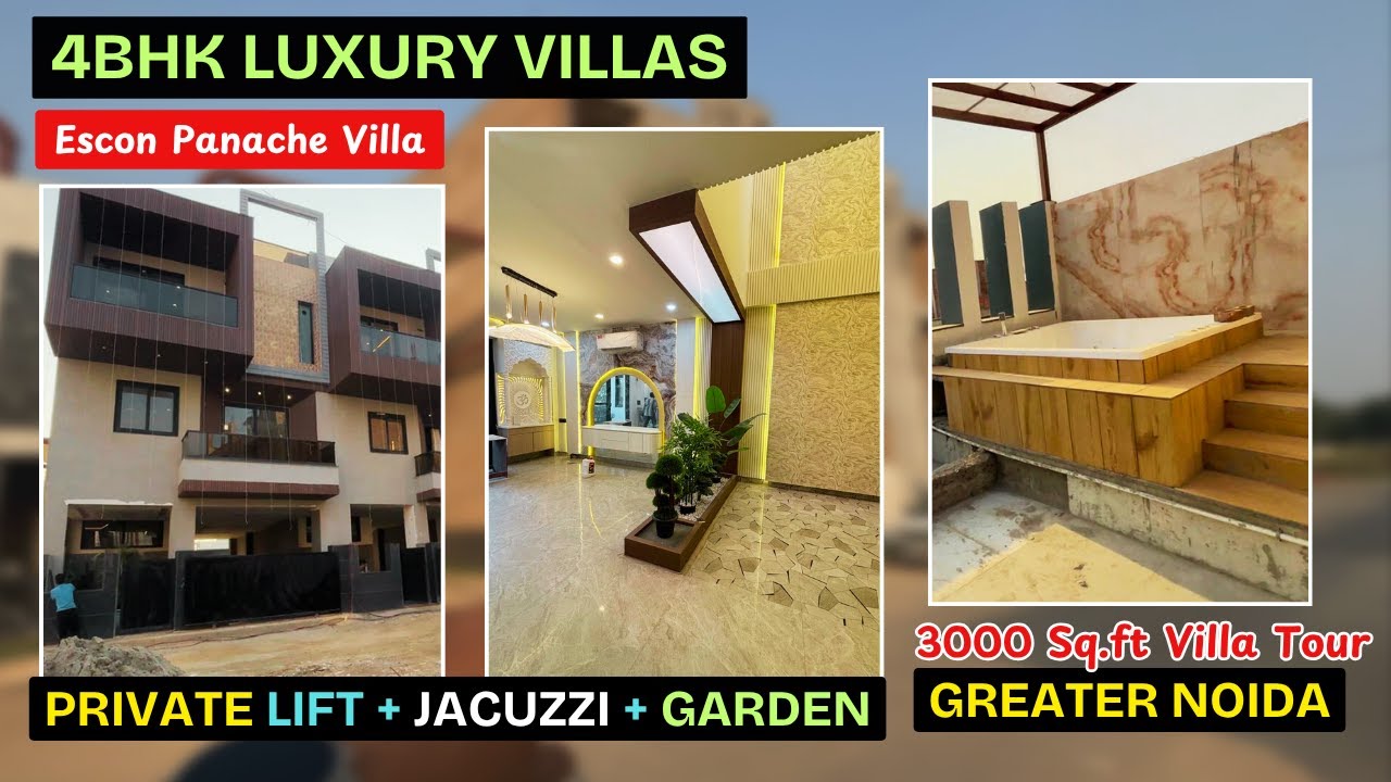 Luxury Villas in Greater Noida | 4 bhk Premium Villas Near Pari chowk | 4 bhk Villa in Greater Noida