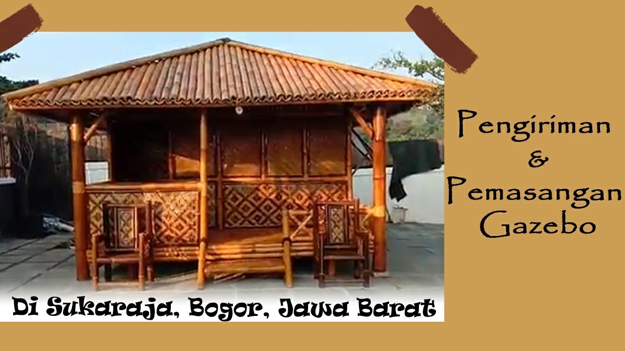 Pengiriman Rumah Bambu Ke Bogor