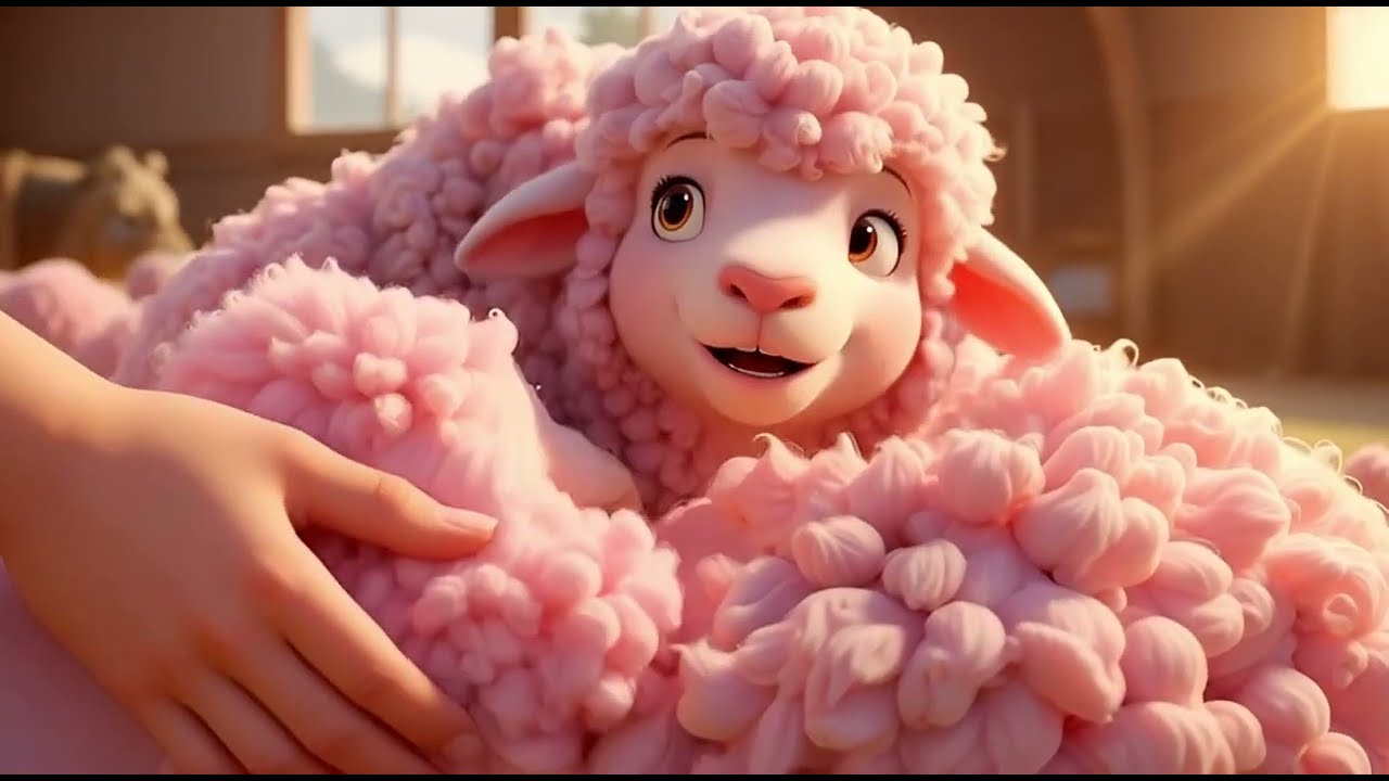 «Бам-баам, розовая овечка 🐑💗 | Цветная детская песенка для детей» 🎶