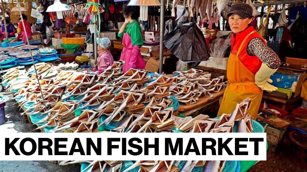 Jagalchi — South Korea's Largest SEAFOOD Market