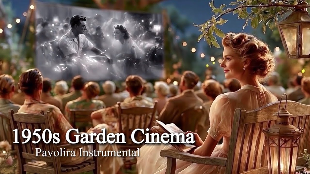 Летний вечер в садовом кинотеатре 1950-х годов | Pavolira Instrumental Music