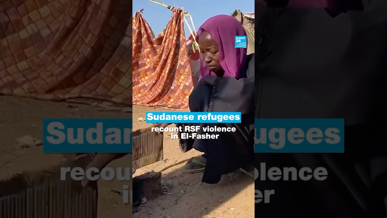 Sudanese refugees recount RSF violence in El-Fasher &bull; FRANCE 24 English
