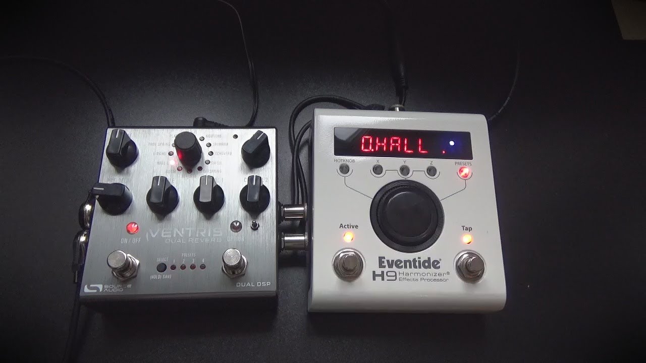 Eventide H9 vs. Source Audio Ventris - Reverb comparison