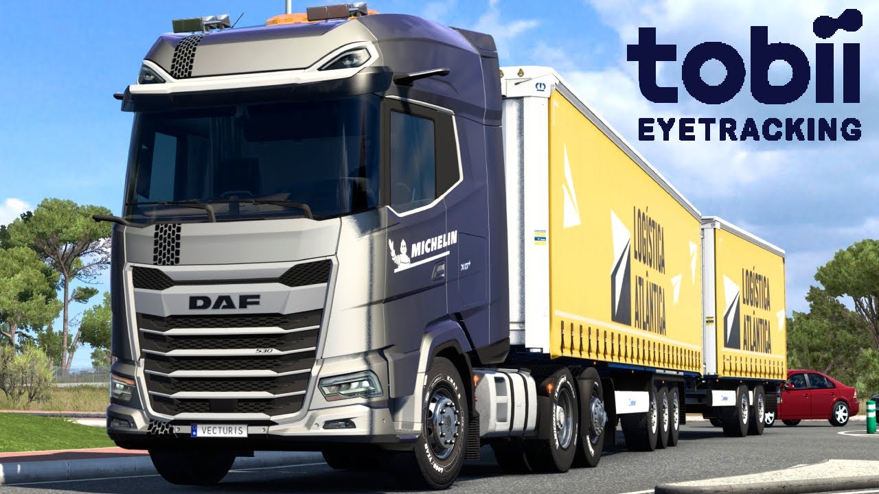 Tobii Eye Tracker 5 First Try - Euro Truck Simulator 2