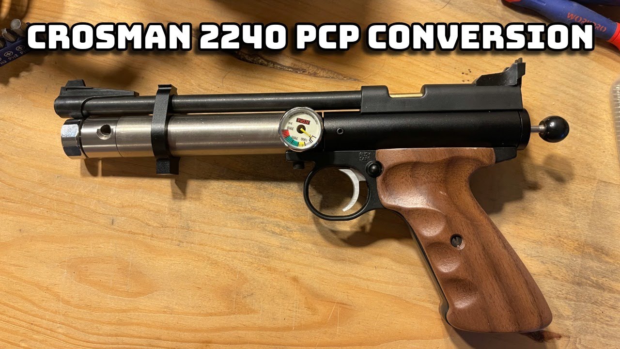 Crosman 2240 PCP на полигоне