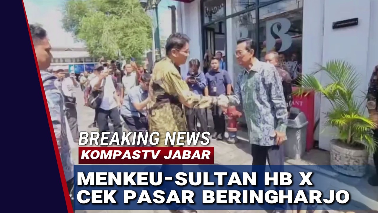 BREAKING NEWS - Jelang Lebaran, Menkeu Purbaya & Sultan HB X Blusukan di Pasar Beringharjo Jogja